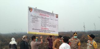 Terbakar Api Rembesan PT PSL Disegel Polda Kalbar