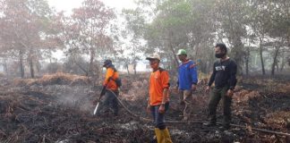 BPBD Halau Kobaran Api Nyaris Jilat Gedung SDN 27
