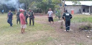 Masyarakat Sambut TMMD Reguler Perbatasan Ke 106