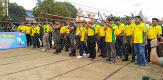 Lestarikan Budaya, Kodim 1203/Ketapang Gelar Kejuaran Menyumpit