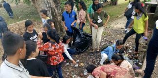 Ribuan Pelajar Katolik Putussibau Gelar Bakti Sosial Memperingati Bulan Kitab Suci Nasional