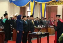 Pimpinan DPRD Definitif Dilantik, Bupati Rindukan Kerjasama Yang Baik