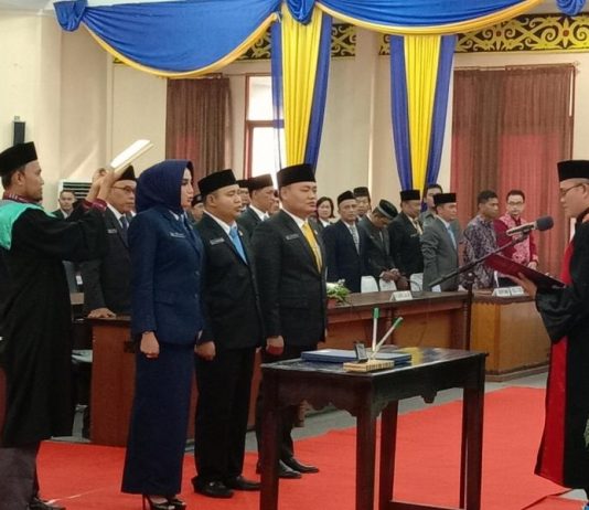 Pimpinan DPRD Definitif Dilantik, Bupati Rindukan Kerjasama Yang Baik