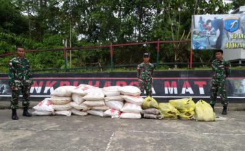 Puluhan Karung Gula Ilegal Diselundupkan via Jalur Tikus
