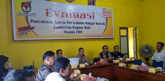 Evaluasi Penyelenggaraan Pileg 2019, Ketua KPU Kapuas Hulu: Pasti Ada Celah Dan Koreksi