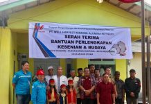 PT WHW Serah Bantuan Kesenian dan Budaya Kepada Tiga Dusun di Desa Mekar Utama