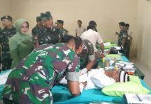 Pererat kebersamaan Dengan Rakyat, Kodam XII/Tpr Gelar Bakti Sosial Sambut Hari Juang TNI AD