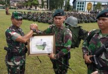 9 Bulan Yonif Raider 301/Pks Amankan Perbatasan Kalbar, Pangdam: Selama Mereka Bertugas Saya Bangga