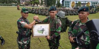 9 Bulan Yonif Raider 301/Pks Amankan Perbatasan Kalbar, Pangdam: Selama Mereka Bertugas Saya Bangga