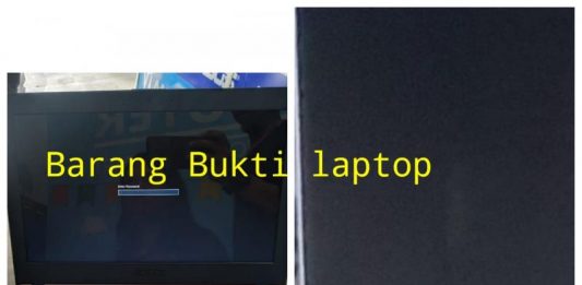 Kunci Rumah Disimpan Bawah Sepatu, Sayob Leluasa Curi Dua Laptop Temannya