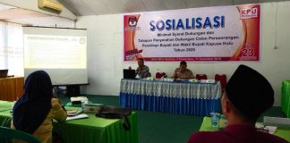 KPU Kapuas Hulu Sosialisasikan Tahapan Paslon Pilkada Jalur Perorangan