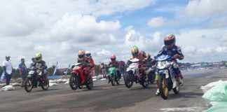 155 Pembalap Saling Adu Cepat di KONI Road Race Kapolres Championship 2019