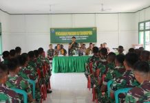 Di Hadapan Prajurit Kompi Senapan C Yonif 645/Gty, Pangdam: Haram Hukumnya Berkonflik Dengan Kepolisian