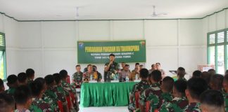 Di Hadapan Prajurit Kompi Senapan C Yonif 645/Gty, Pangdam: Haram Hukumnya Berkonflik Dengan Kepolisian