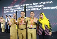 Dua Layanan Publik Pemkot Raih Penghargaan Zona Integritas WBK