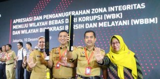 Dua Layanan Publik Pemkot Raih Penghargaan Zona Integritas WBK