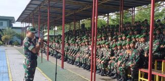 Yonif 133/YS Jaga Perbatasan Timur Kalbar, Pangdam: Jalankan Tugas Sebaik-baiknya