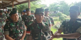 Pangdam Beri Dukungan Moril Kepada Yonif Raider 641/Bru Yang Berhasil Gagalkan Penyelundupan Sabu