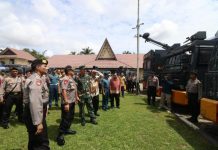 Kapolda Cek Kesiapan Kendaraan Pengamanan Natal dan Tahun Baru