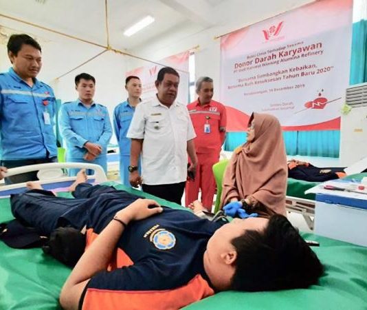 Sambut Tahun Baru, Ratusan Karyawan PT WHW Donor Darah Untuk Kebutuhan Empat Rumah Sakit di Ketapang