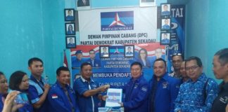 Puluhan Kader dan Simpatisan Antar Rupinus ke Demokrat