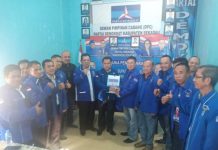 Rupinus Disambut Sekretaris, Aron Disambut Ketua DPC Demokrat