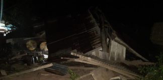 Usai Minum Arak, Bawa Truk, Akhirnya Nabrak