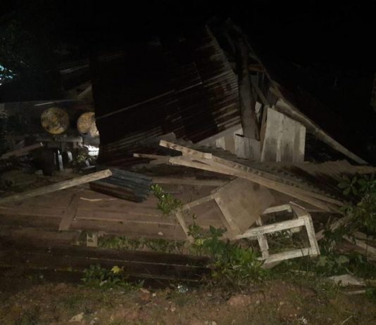 Usai Minum Arak, Bawa Truk, Akhirnya Nabrak