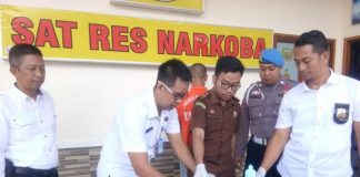 Satres Narkoba Polres Bengkayang Musnahkan Barang Bukit Narkoba