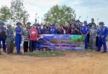 Ratusan Pohon Mangrove Ditanam Personel Polair Polres Bengkayang