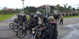 Latihan Dalmas dan Raimas, Polres Bengkayang Siap Amankan Pilkada 2020
