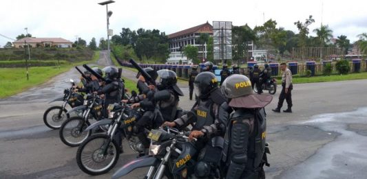 Latihan Dalmas dan Raimas, Polres Bengkayang Siap Amankan Pilkada 2020