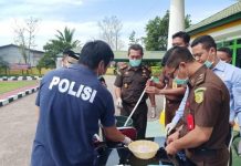 Kejari Bengkayang Musnahkan Barang Bukti Perkara Hukum