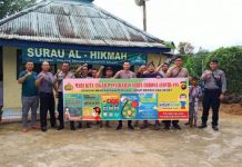 Polsek Seluas Ambil Bagian Sosialisasikan Pencegahan Virus Corona