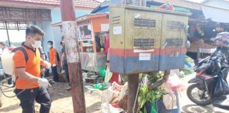 Gugus Tugas Bersihkan Corona di Area Publik Sekadau