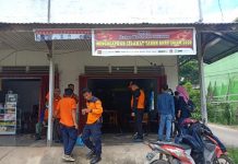 Markas Wartawan Disemprot Cairan Pembasmi Virus Corona