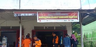 Markas Wartawan Disemprot Cairan Pembasmi Virus Corona