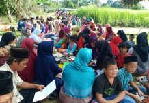 Hindari Corona, Warga Muslim Perkampungan Darussalam Gelar Tolak Bala