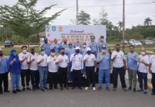 Gubernur Sutarmidji Peringati Haornas Bersama Ketua Kadin Kalbar Santyoso Tio dan Ketua Koni Kalbar Fachruddin Siregar