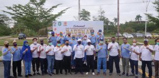 Gubernur Sutarmidji Peringati Haornas Bersama Ketua Kadin Kalbar Santyoso Tio dan Ketua Koni Kalbar Fachruddin Siregar