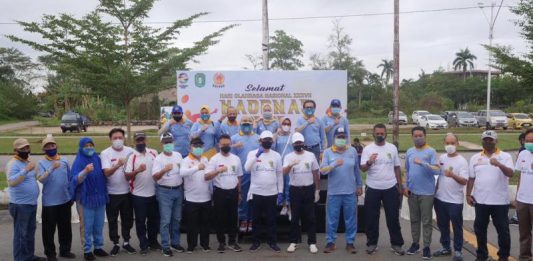 Gubernur Sutarmidji Peringati Haornas Bersama Ketua Kadin Kalbar Santyoso Tio dan Ketua Koni Kalbar Fachruddin Siregar