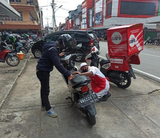 Honda Care Beri Kemudahan Konsumen Service Dimana Saja