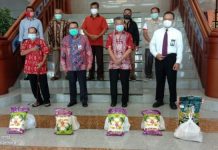 Bank Indonesia Berikan Paket Sembako Bagi Warga Terdampak Covid Pada Perayaan Natal Dan Tahun Baru 2020