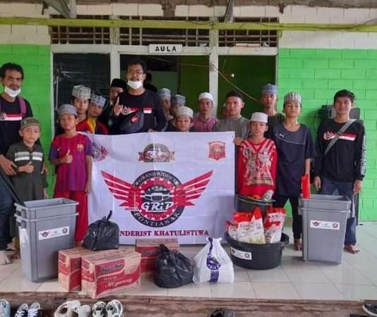 Rayakan HUT Ke-6, Astra Motor Kalbar Dukung Kegiatan Sosial Komunitas Grand Riders