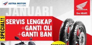 AHASS Berikan Tambahan Potongan 20% Periode Bulan Januari