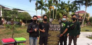 Peduli Lingkungan, Komunitas HSFCI Pontianak Gelar Bakti Sosial