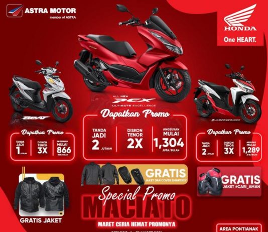 Bulan Maret, Honda Kalbar Beri Promo MACIATO
