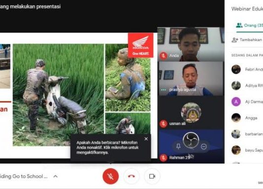 Siswa SMP Negeri 3 Pontianak Ikuti Kegiatan Edukasi Cari Aman Sejak Dini Dalam Berkendara