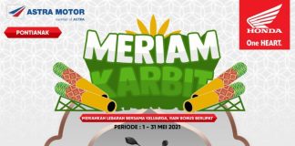 Meriahkan Hari Raya Idul Fitri, Honda Kalbar Gelar MERIAM KARBIT