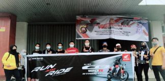 Bersama Komunitas HWBC, Astra Motor Kalbar Helar Even Run And Ride